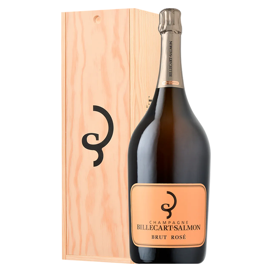 Billecart-Salmon Brut Reserve Rosé JEROBOAM 3L (Wooden Box) Steves Winestore