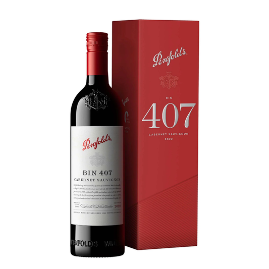 Penfolds Bin 407 Cabernet Sauvignon 2022 Gift Box Steves