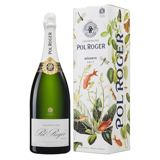 Pol Roger Brut Reserve NV Magnum Goldfish Edition Steves Winestore