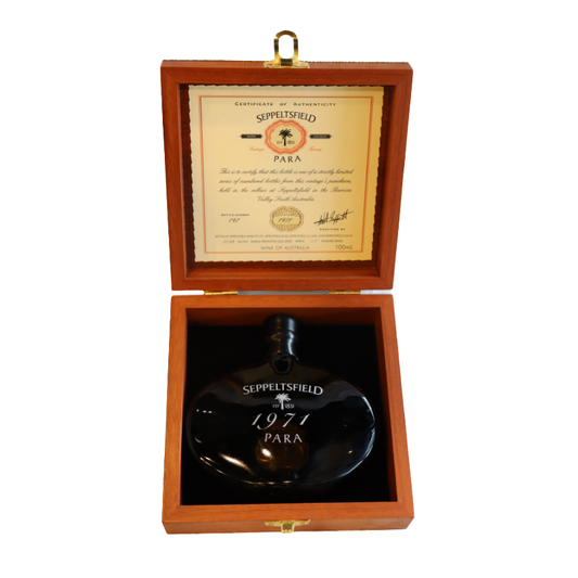 Seppeltsfield Para 1971 Vintage Tawny (wooden gift box) Steves Winestore